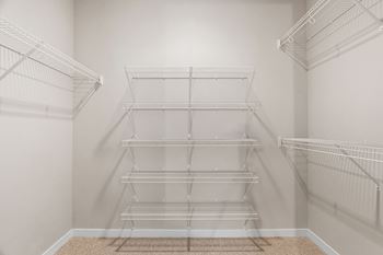 Spacious closets